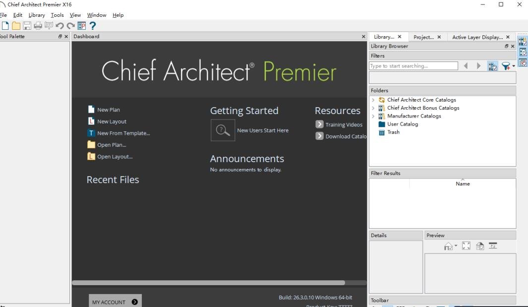 Chief Architect Premier X16中文免费版运行截图