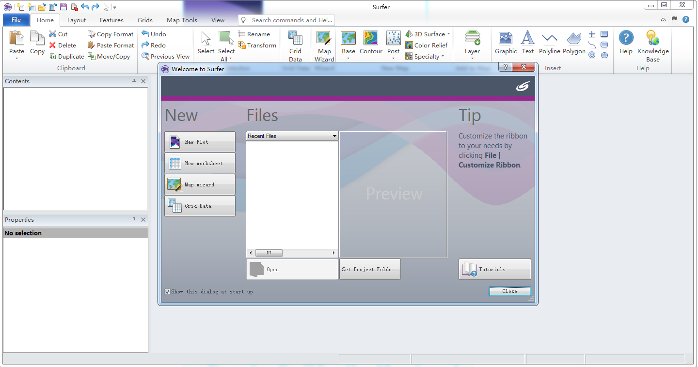 Golden Software Surfer 19汉化完整版运行截图