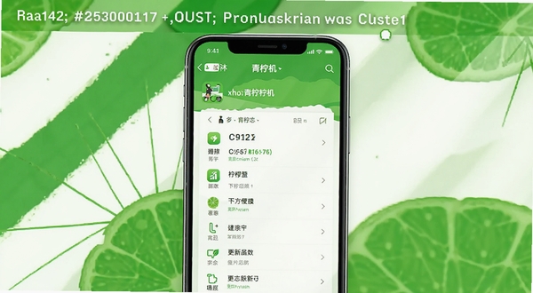 青柠机版本更新日志展示图,画面为手机屏幕显示青柠机应用内更新日志页面,背景搭配绿色与白色相间的清新风格,上方有版本号等文字信息,整体视觉专业清晰