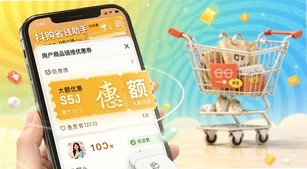 ����ʡǮ�����Ż�ȯ�������棬�û�����������Ʒ���ӣ�����չʾ������Ż�ȯ��Ϣ������Ϊ�����ֻ��͹��ﳵԪ�أ�ɫ��������ͻ�Թ���ʡǮ���⣬ϸ�ڷḻ