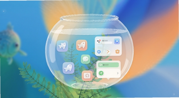 fishbowl ��׿��������ȫòԤ��ͼ����������չʾһ����͸���Ĳ�����������������ڲ�Ư���Ŷ��ɫ����͵�Ӧ��ͼ���뿨ƬʽС���������Ϊģ������Ķ�̬��ֽ����Ӱͨ͸�����ֳ������Ч��������ѧ�����������������������ֻ�����������