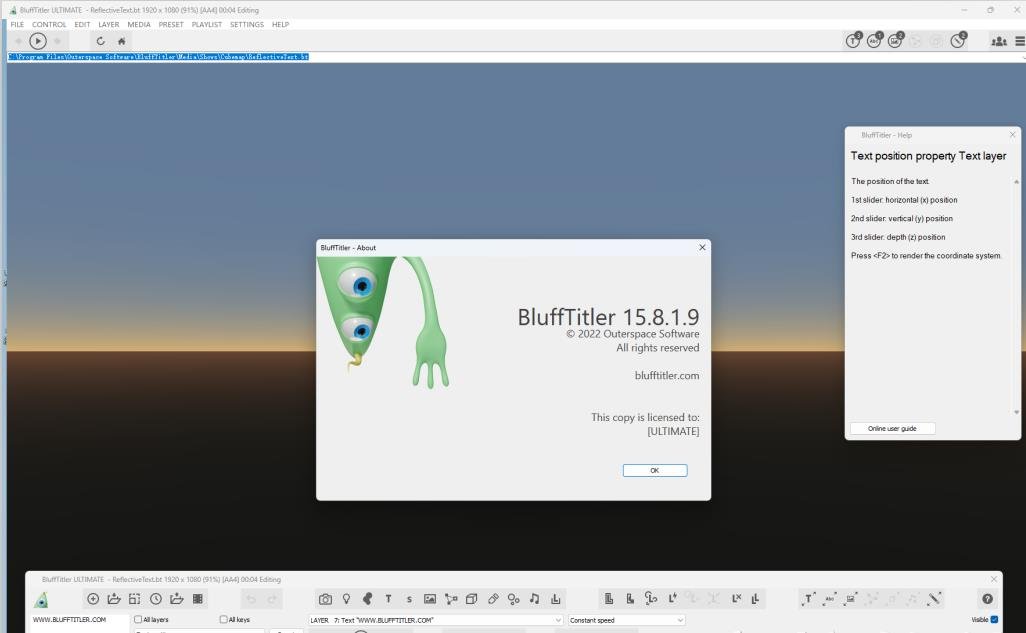 BluffTitler 15.8.1中文免费版运行截图