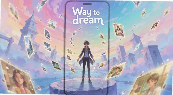 Way to dream ��Ϸ���廭�棬һλ����վ��ɫ�ʰ�쵵��ξ��������룬��ΧƯ���ŷ���ļ�����Ƭ����������ͽ���ɫ���ξ�����뼸�ν�����������Ψ�����������ֻ滭��ǿ�ң��ʺ��ֻ�������ʾ������Way to dream�������֡�