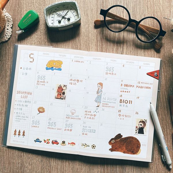 365小时光慢生活手帐治愈系旅行记录