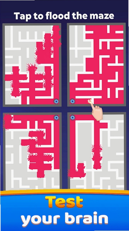 Maze Flood���н�ͼ