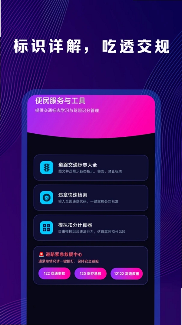 违章处罚代码速查运行截图