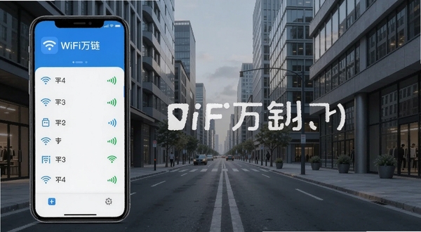 WiFi����Կ���ֻ����ӽ���չʾ����������ʾ����WiFi�б����ź�ǿ��ͼ�꣬����Ϊ�ִ����нֵ�����������������ͻ����������logo��������дʵ������Booguģ��ʶ��