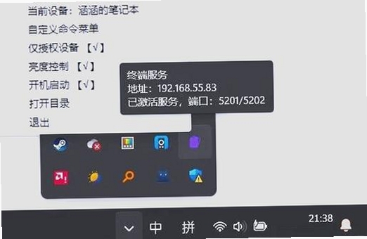 亲护屏幕远程控制工具运行截图