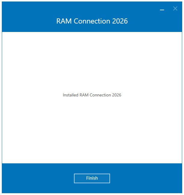 RAM Connection Standalone 2026中文激活版运行截图