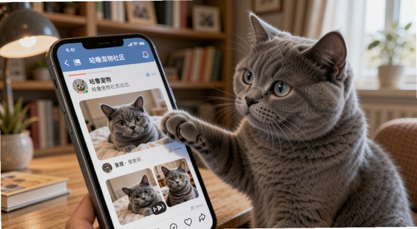 �������������̬ҳ�棬�ֻ�����չʾ�û��������ȳ���Ƭ����Ƶ����������ܰ���鷿��һֻӢ����è����צ�Ӳ�Ū��Ļ���������ɻ��ã�ͻ������������Χ