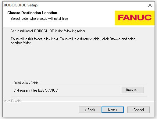FANUC Roboguide 9.4���Ľ��������н�ͼ