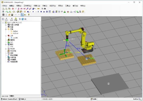 FANUC Roboguide 9.4���Ľ��������н�ͼ