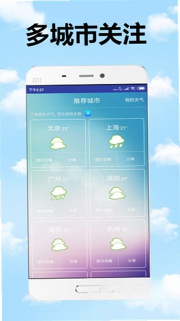 天天预报运行截图