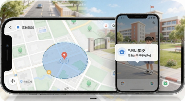 �ܺ����ػ��ɳ�-�ҳ���λ���ػ����棬��ͼ����ʾ���ӵ�ǰ��λ�밲ȫ����Χ���ֻ��˵������ѵ���ѧУ����ʾ������Ϊ�ֵ���У԰��������������������ͻ����λ��׼��ʵʱ�ػ��ص�