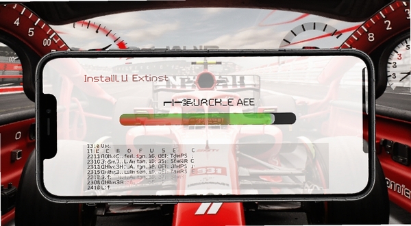 F1����ʽ����ԭ�氲װ����װ���Ƚ���ʾ��ͼ���ֻ���Ļ��ʾ��װ����������־��Ϣ������Ϊ�����Ǳ��̷�񣬺����ɫ��ͻ���Ƽ������ٶȸ�