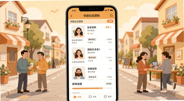 ����չʾ�����������Ź�Ӧ�������棬����������Ϊ�ֻ���Ļ��д����Ļ�ڳ����Ź���Ʒ�б���ƴ������������������Ϊ��ܰ�������ֵ������ﻥ���廭��ɫ����ů��������ƽ��UI���ϸ������
