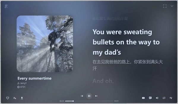汽笛音乐免费player运行截图