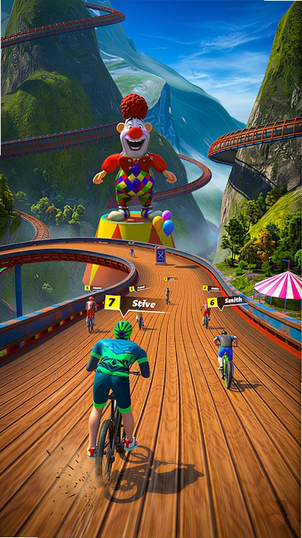 Downhill Race Extreme BMX Rush运行截图