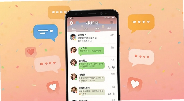 ��������չʾһ����׿�ֻ����ֻ���Ļ����ʾ��֪��Ӧ�õ������棬�������������б������ͷ�񣬱���Ϊ��͵�ůɫ�����䣬��ΧƯ���ŶԻ������밮��ͼ�꣬��������ܰ���죬�ʺ��罻��������ͼ������ϸ�ڣ���ƽ����Ʒ������Booguģ������