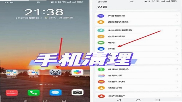 手机垃圾一键清理 内存加速界面