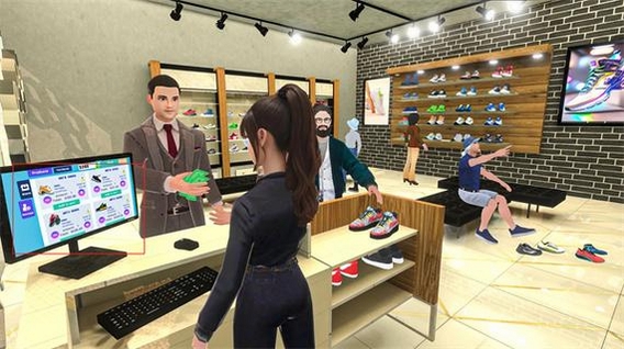 鞋店模拟器3D安装器运行截图