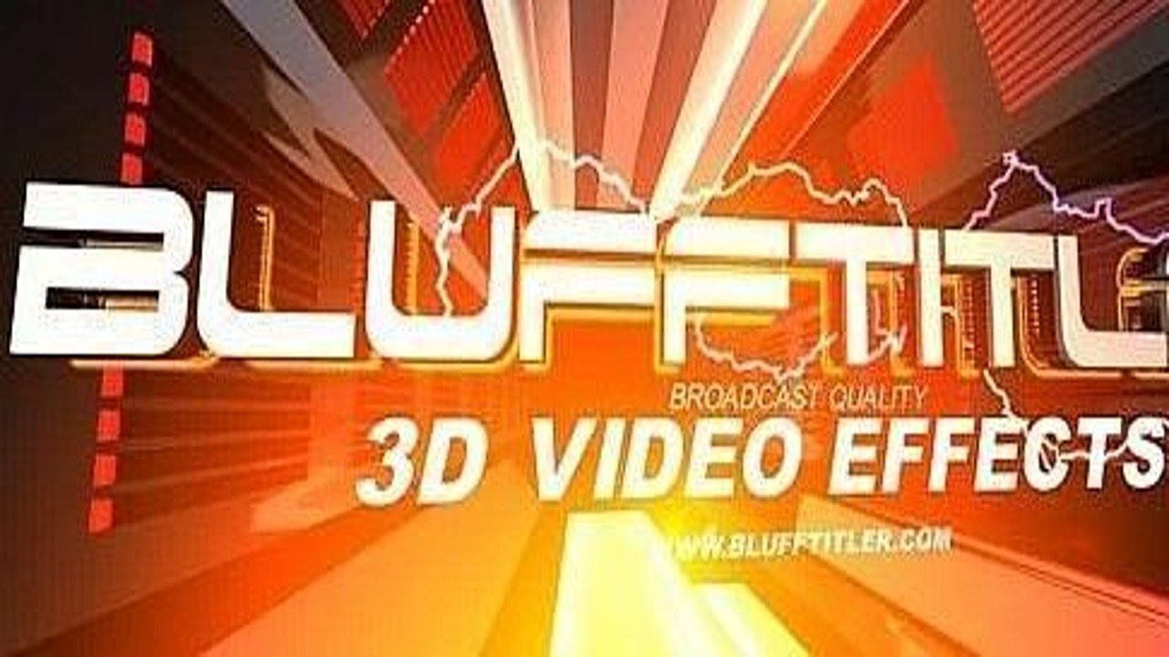 BluffTitler 17中文最新版 视频片头 3D字幕 竖屏输出 使用技巧
