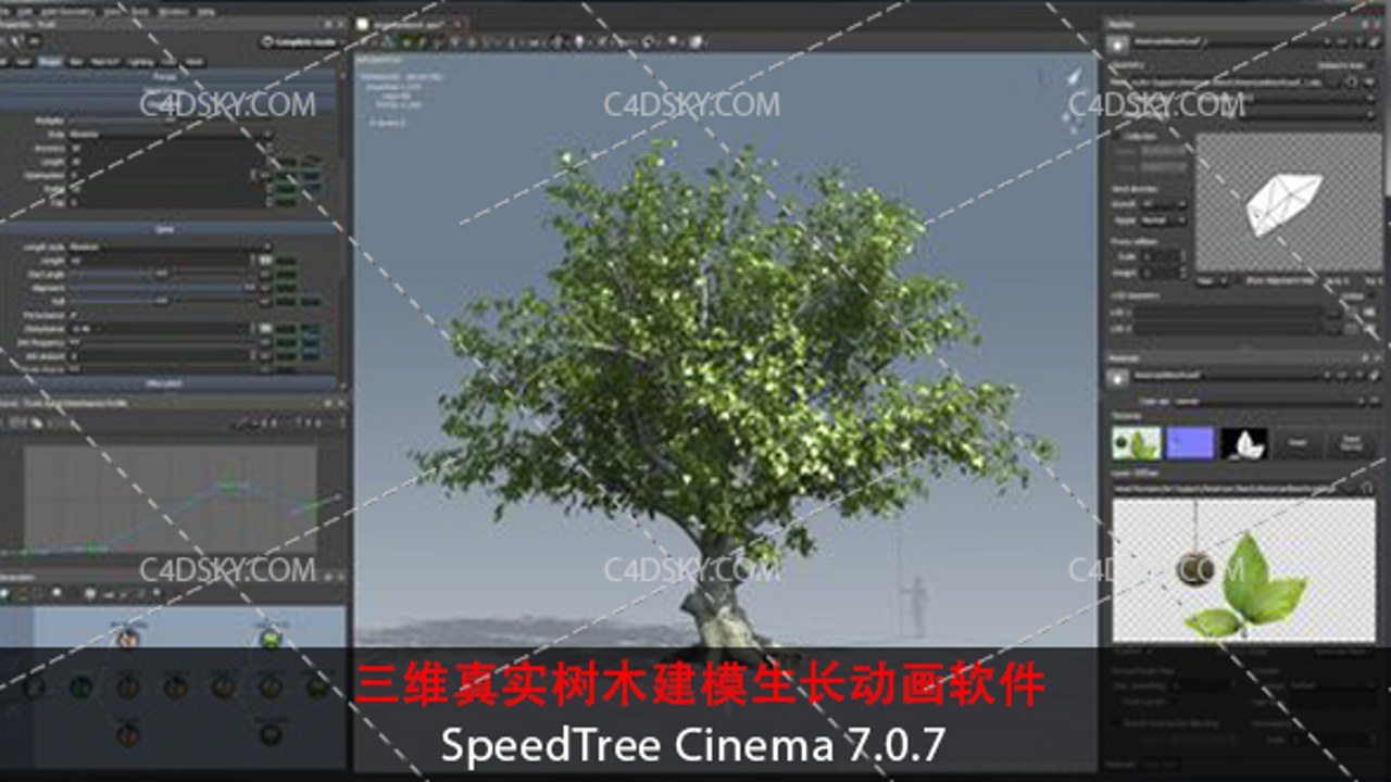 SpeedTree Cinema 7.0������Ѱ����ط��������������Ա�