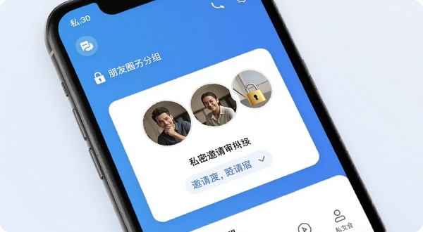 ˽Ȧ �ֻ����� ����Ȧ�ӷ��鿨Ƭ ˽���� ������� ��ɫ���䱳�� ����罻Ӧ��UI ����ϸ��