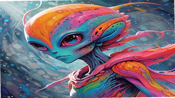 画星人插画 笔刷界面