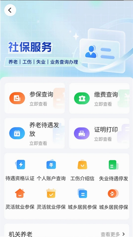 个人社保养老金计算运行截图