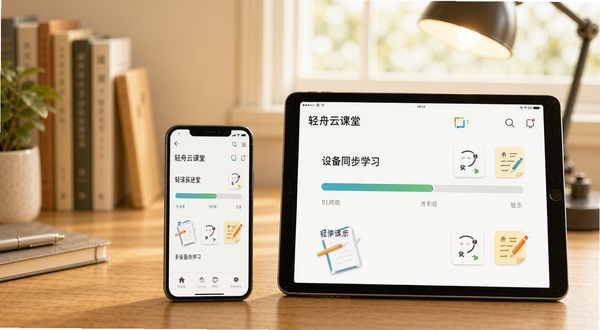 �����ƿ��� ���豸ͬ��ѧϰ��������������Ϊ�ֻ���ƽ�岢��չʾͬһ�γ̽���ҳ�棬��������Ϊ�Ӽ�������������Ļ��ʾͬ����������ʼ�ͼ�꣬����ɫ����ů����