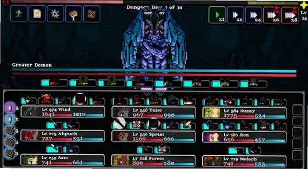 德拉加亚传说:放置地牢Legends of Dragaea Idle RPG运行截图
