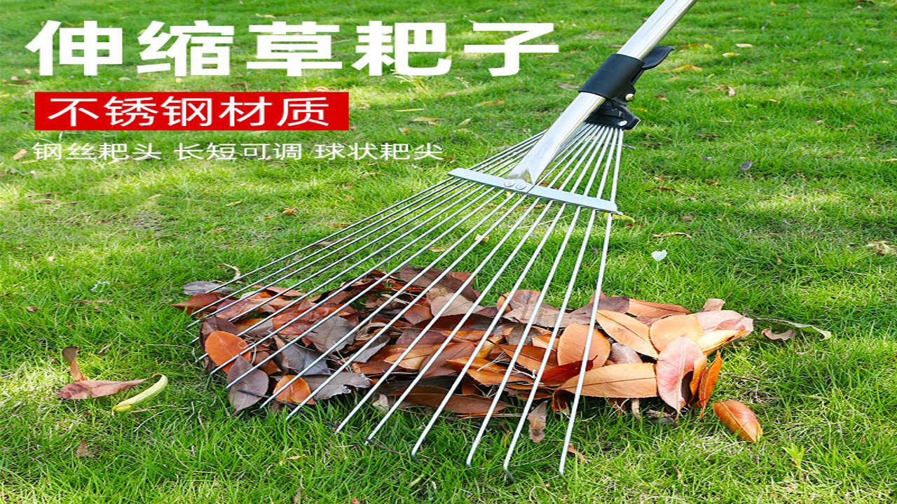 落叶清理 工具选择 竹耙扫把吹吸机 庭院落叶清扫