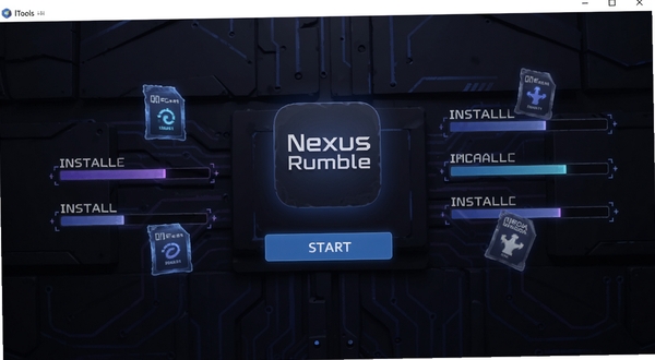 Nexus Rumble��װ��Ӧ���������ͼ����������չʾ��װ��ͼ����������ť������Ϊ��ɫ�Ƽ�������Ϸ����ǽ�棬��ΧƯ�������ݰ��밲װ������Ԫ�أ�����ɫ��������Ϊ����ͻ��������Ӧ�õļ����רҵ��