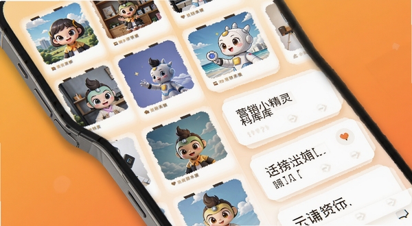 Ӫ��С�����زĿ����ݻ������棬����չʾ�ֻ���Ļ�����������ͼƬ�زĿ�Ƭ�����ֻ���ģ�壬����Ϊů��ɫ���䣬������΢��Ӱ��Σ������زĹ����ķḻ����