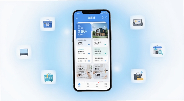 ŵ��ͨӦ��������ȫ��չʾ����������Ϊ�ֻ���Ļ����ͼ����Ļ�ڳ���ŵ��ͨ��ҳ���ܿ�Ƭ���֣�����Ϊǳ��ɫ������Σ���Χ��׺��Լ����ͼ��Ԫ�أ����������¿Ƽ��У�����Booguģ������