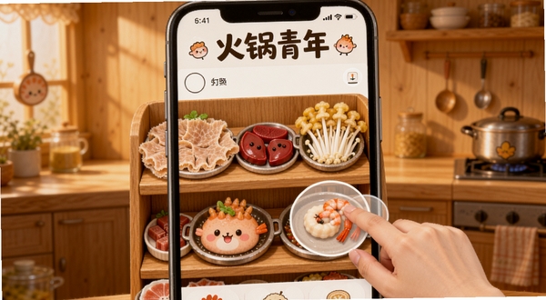 �ֻ���Ļ��ʾ������ҳװ����棬�����ϰ������ֿ�ͨ���ʳ�ģ�ë�ǡ�ѼѪ�����빽�ȣ��û������϶�Ϻ������ҳλ�ã���������ܰ��ľ�ʳ�����񣬽��涥���С�������ꡱ����