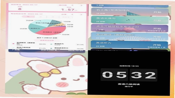 专注时光ToDo 统计界面