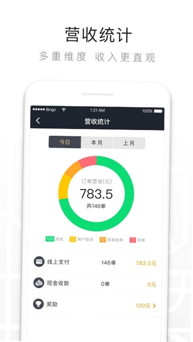 一键叫车司机端运行截图