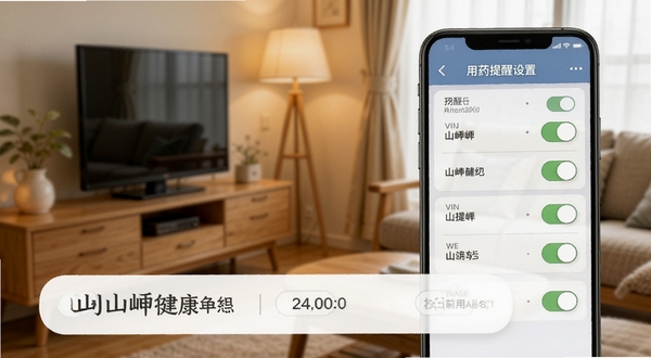 ɽᵽ��� ��ҩ�������ý��棬�ֻ���Ļ��ʾ���ҩƷ������ʱ�俪�ذ�ť������Ϊ���ůɫ���Ӽһ�����ͻ�����ѹ���ʵ���ԣ�����ɾ�����