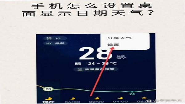 烨文实时天气 使用教程