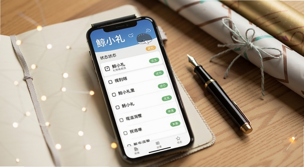 ��С�������嵥����ҳ�棬�ֻ���Ļչʾ�嵥�б���״̬��ǩ������Ϊ���������������бʼǱ����ֱ����װֽ������������滮��������Ϣ