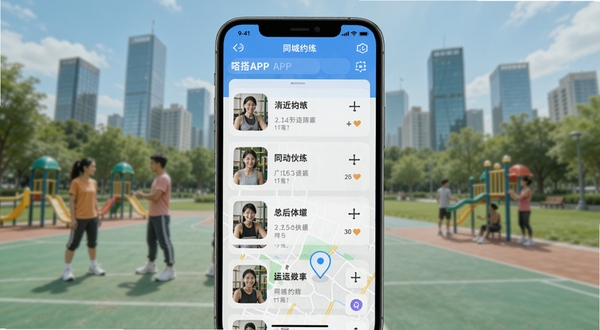 ઴�APPͬ��Լ�����ܽ����ͼ���ֻ���Ļ��ʾ�����˶�����б��͵�ͼ��λ�������ǳ����˶���԰��ɫ��������ͻ���罻������
