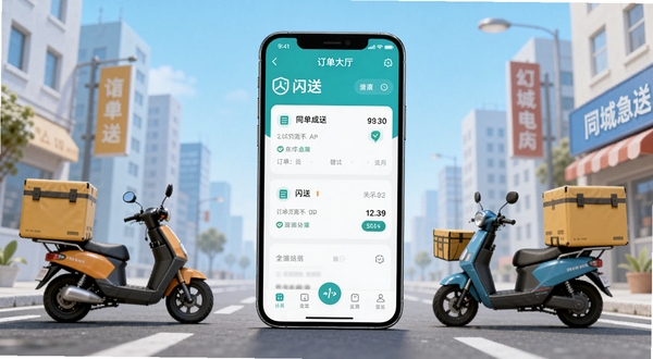 ����������һ�����������ֻ�����Ļ��ʾ����ԱApp�Ķ����������棬��Χ�����ų��нֵ����綯�����������Ԫ�أ�����Ϊǳ��ɫ���䣬�����������죬ͻ��ͬ�Ǽ�������