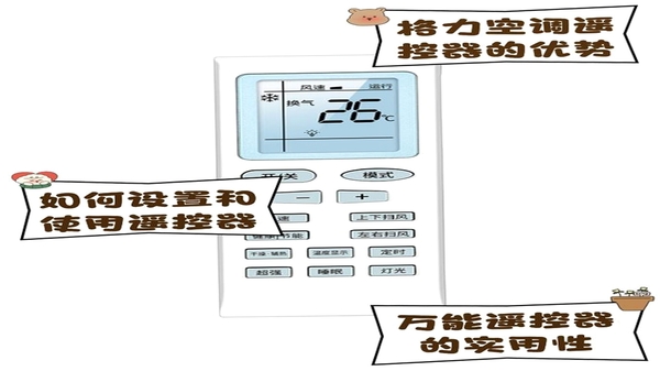 空调遥控万能通用 定时功能 操作界面