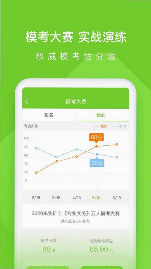 执业护士万题库运行截图