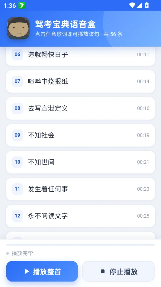 公路之王语音盒手机版运行截图