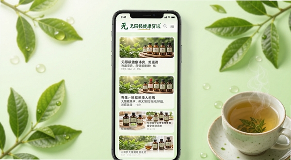 ���޼�������Ѷҳ��չʾͼ���ֻ���Ļ�г��ֶ�ƪ�������¿�Ƭ������Ϊ����ɫ���䣬��Χ��׺��Ҷ�Ͳ豭Ԫ�أ�������������