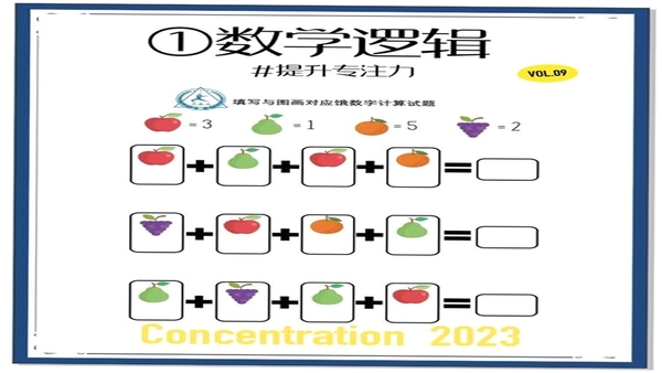 AttentionTraining逻辑推理训练题目界面