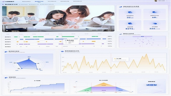 智慧教学 学情数据 界面